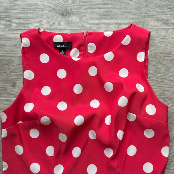 💖 Hot Pink Polka Dot Dress | Size 12 | Barbiecore Chic 💖 - Picture 3 of 4